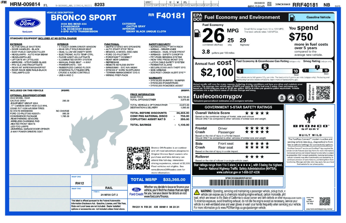 ford bronco sport 2024 3FMCR9B68RRF40181 image ford bronco sport 2024 3FMCR9B68RRF40181 image